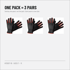 Touchscreen Work Gloves, Synthetic Leather Palm