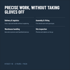 Touchscreen Work Gloves, Synthetic Leather Palm