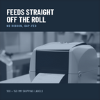 Standard Direct Thermal Shipping Labels 100 x 150 mm, Rolls of 500