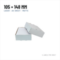 A4 Laser Shipping Labels 105 x 148 mm, 4 per Sheet