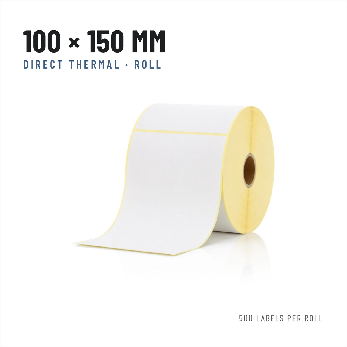 Premium Direct Thermal Shipping Labels 100 x 150 mm, Rolls of 500