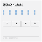 Cut Resistant Work Gloves, PU Palm, Packs of 12 Pairs