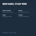 Lined Winter Work Gloves, Synthetic Leather with Flannel Lining