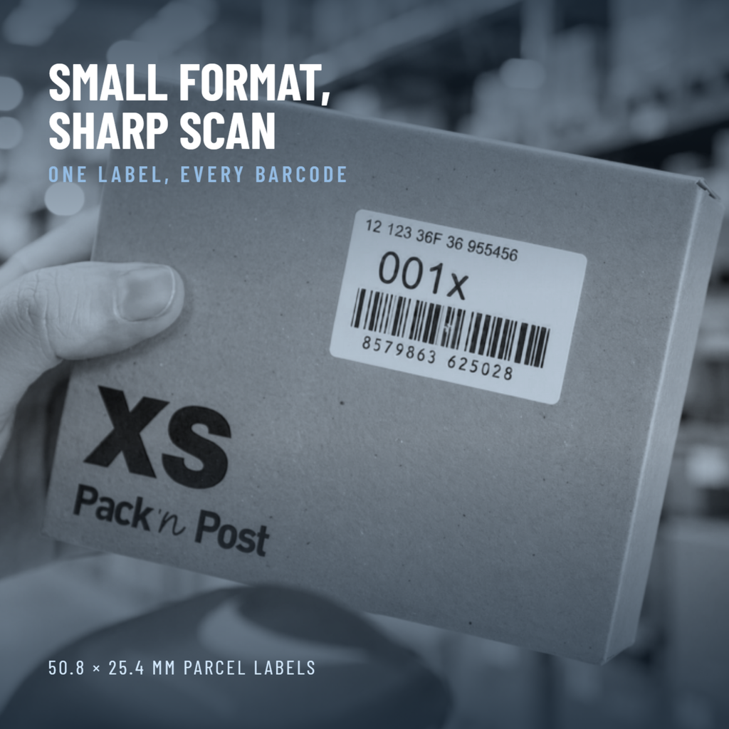 Direct Thermal SKU Labels 50.8 x 25.4 mm, Rolls of 2,580